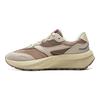 Li Ning Zheng Rong M500 Confortável Versátil Resistente ao Desgaste Antiderrapante Cano Baixo Casual Tênis Feminino Bege Marrom AGCV056-1