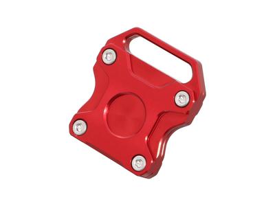 Kitaco 000-9021320 Billet Key Cover, Type 3 (Red) CT125 Hunter Cub (JA55/JA65), Monkey 125 (JB02/JB03/JB05), Machined Aluminum/Anodized Finish