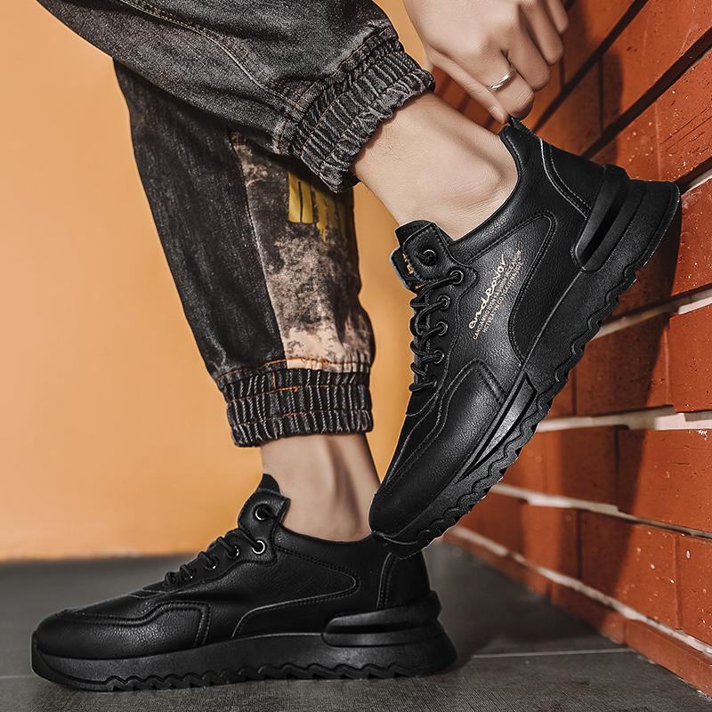 Men's Sneakers Luxury Artificial Leather Casual Sports Running Tennis Loafers For Men Comfortable Fashion Outdoor Shoes Footwear