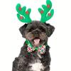 Pet Christmas Grid Bow Tie Adjustable Dog Cat Bowtie Collar Accessories For Small Dog Cat Festival Party Decoration Gift 10pcs