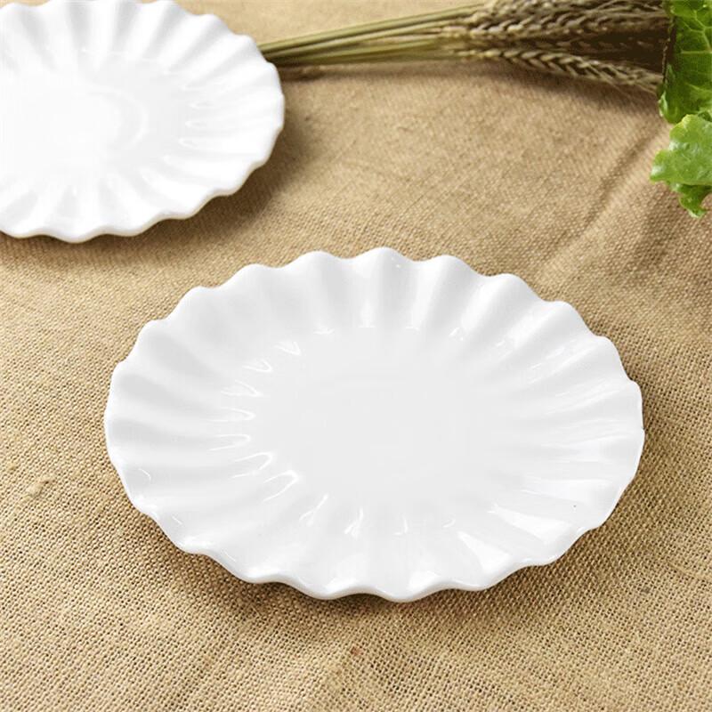

Creative Nordic Ceramic Lotus Leaf Plate