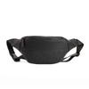 New GUESS Synthetic Leather One Shoulder Crossbody Fanny Pack Sling Bag Regular Men's Black/Dark Gray GSPLD882994BLA