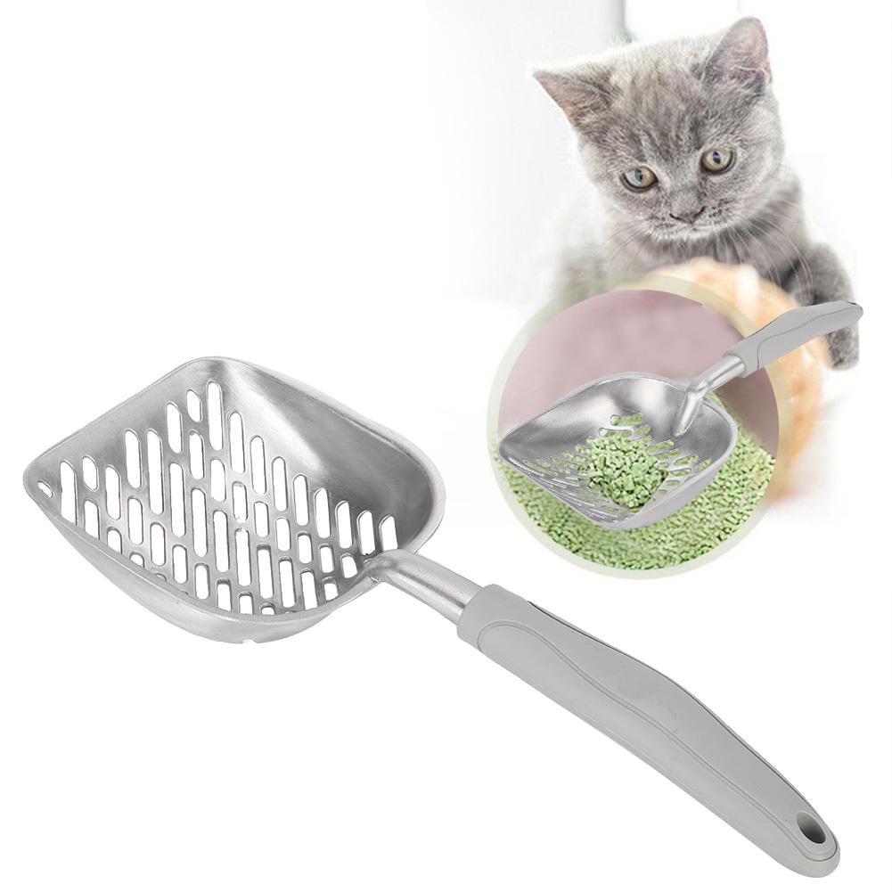Pet Spatula Cat Litter Scoop Sifter   Shovel Ergonomic Handle Stainless Steel