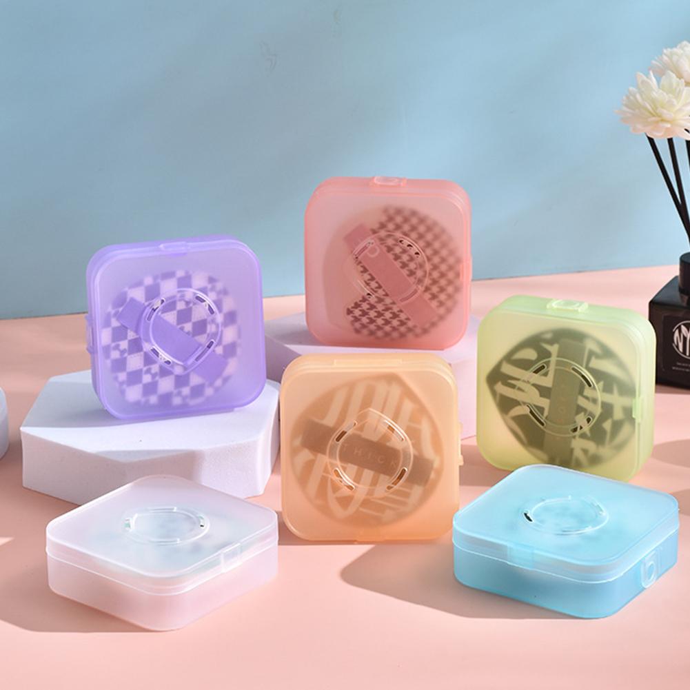 Přenosné úložné boxy na labutěnky Prodyšné pouzdro na make-up Velkoobchodní pouzdro Organizér Držák Puff Spong H6G0