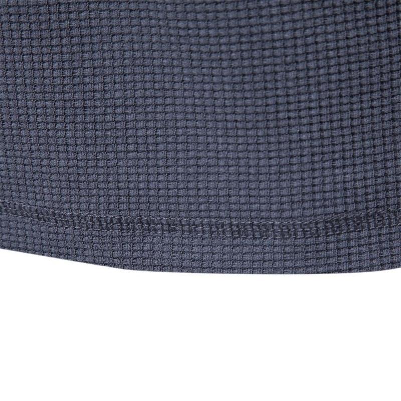 Cotton Solid Color Men's T-shirt Casual Short Sleeve Waffle Henley T-Shirt for Men New Summer Designer Tops Tee Male