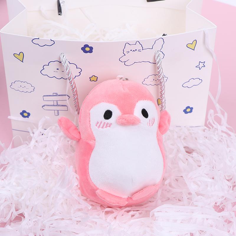 Lovely 12CM Penguin Stuffed Plush Toy Baby Kid's Gift Key Chain Plush Toy Doll