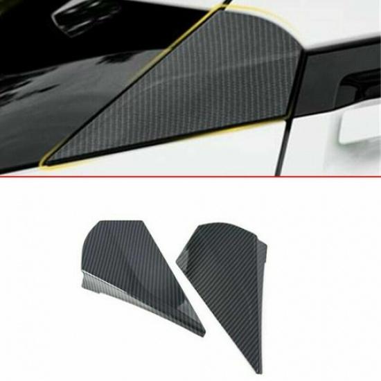 Carbon Fiber Rear Window Spoilers Wing Cover Trim For Toyota C-HR CHR 2016-2021