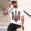 Emblem Coat Of Tryzub T Shirt Unisex Unisex Harajuku Short Sve Tshirt Ukrainian T Shirts Unisex Clothes 2026 New Model Shortsleeve Cr