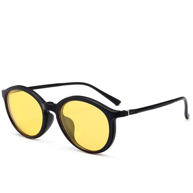 2223 Magnetclip-Brille mit rundem Rahmen für Kurzsichtigkeit 0 -0,5 -1,0 -1,5 -2,0 -2,5 -3,0 -3,5 -4,0 -4,5 -5,0 -5,5 -6,0