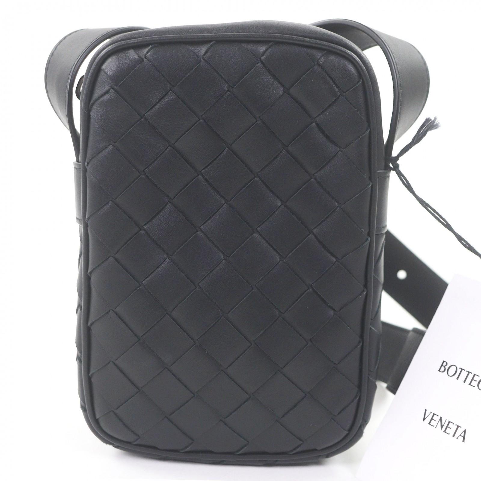 

Excellent BOTTEGAVENETA Shoulder Bag INTRECCIATO Cross Sling Bag Phone Pouch Used