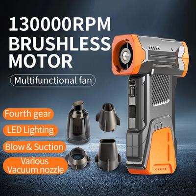 2026 New and Power X6 Mini Turbo Jet Fan Portable Turbo Violent Fan 130000RPM Jet Turbo Blower Brushless Motor Handheld Duct Fan Cleaning Fan