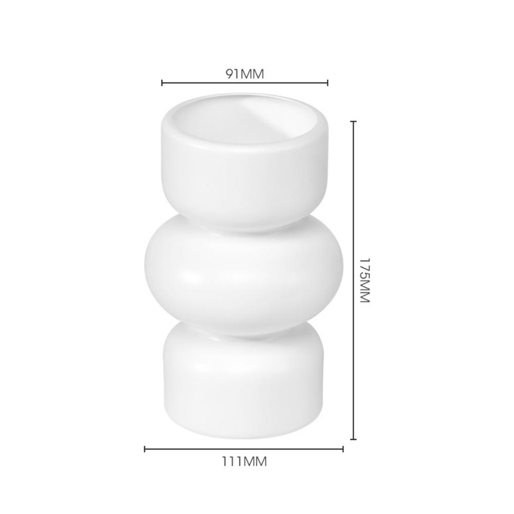 

Белая Красная Ваза для цветов Пластик Скандинавский Декор Настольная Ваза Икебана Креативная Бутылка для растений белый