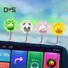 Car Dashboard Decorations Shaking Cartoon Animal Flower Ornament Car Accessoriea Home Office Desk Decoration with Spring