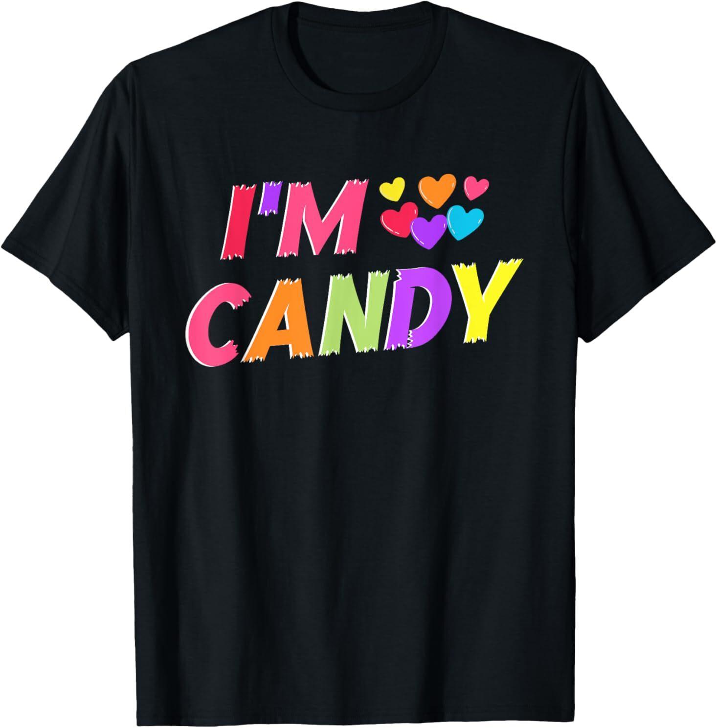 I love To Eat Candy I m Candy Funny Couple Matching T-Shirt Unisex T-Shirt M