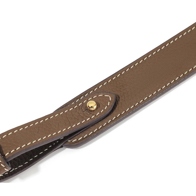 Ma Huang Shi A-35 Wide Leather Crossbody Shoulder Strap for Lindy Evelyn Basket Kelly Bags