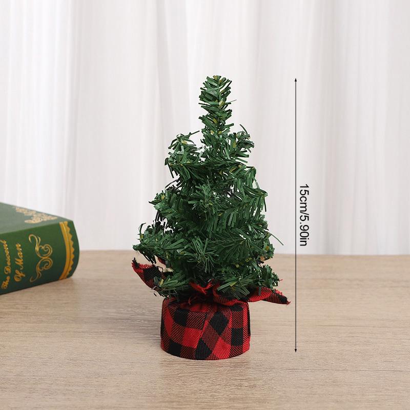 15-30cm Artificial Mini Christmas Tree Pine Needle Branches for Christmas Home Tabletop Fireplace Decoration 2026 New Year Gifts
