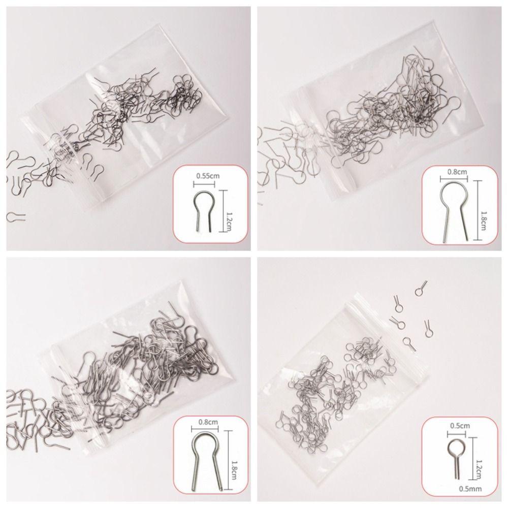 100pcs High Temperature Resistance Jump Rings Pyrography Wire Tips Wire Ceramic Jewelry