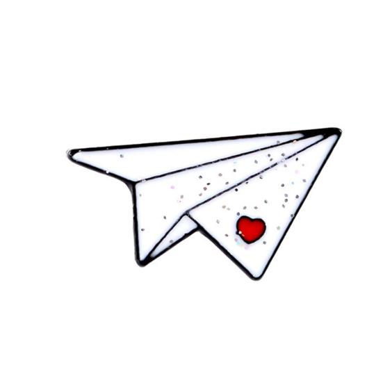 

Унісекс, орігамі, літак, човен, емальована брошка, шпилька, куртка, сумка, значок, подарунок для друга