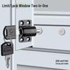 Universal Sliding Door & Window Lock, Child Safety Fastener for Plastic, Steel, & Aluminum