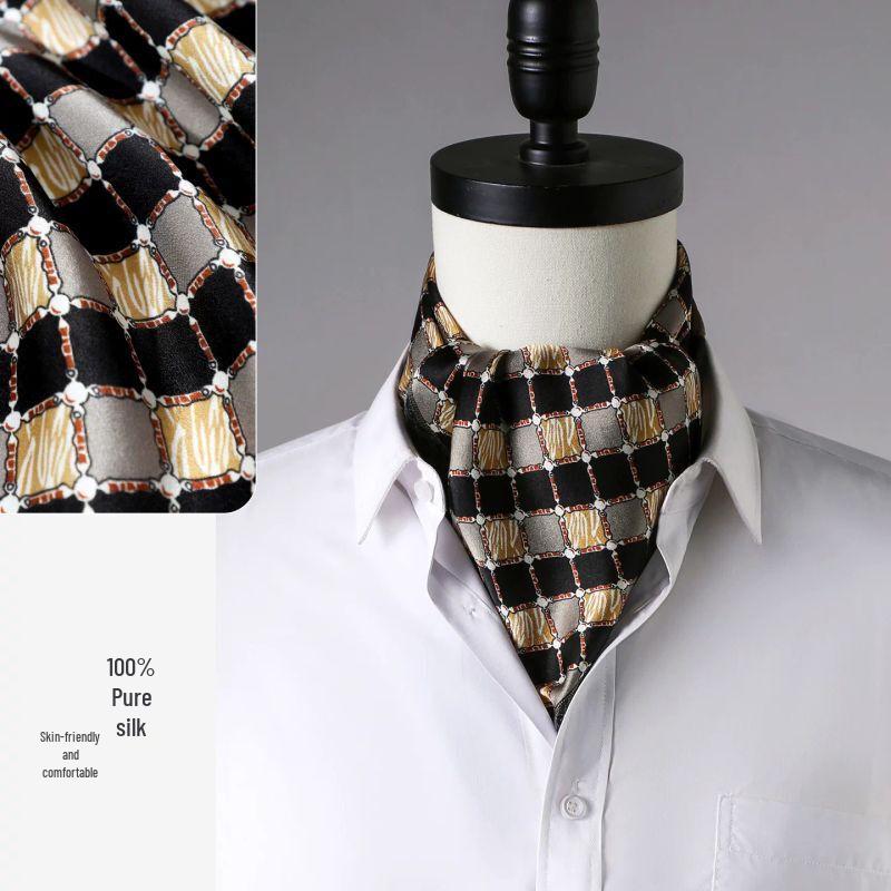 Herrenmode Seiden-Einstecktuch