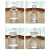 Hyazinthenvase Transparent Blumenpflanzenflasche Topf DIY Ornamente Haus Wohnzimmer Gartendekoration Schreibtischdekorationen Blumenvase