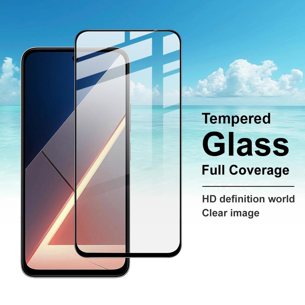 For POCO M7 4G (169mm) Glass IMAK Full Coverage Tempered Glass Film Pro+ Series 169mm