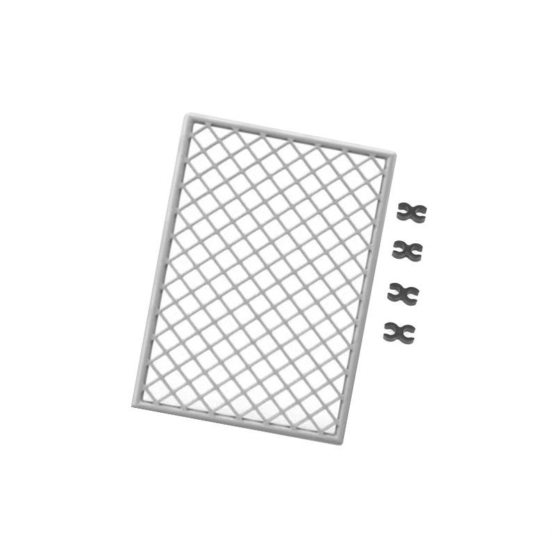 Fence Figurine Military Diy Iron Mesh Fence Scene Decoration Compatible Small Particle Building Block Garage Toy