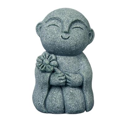 Buddha Stone Statue Little Buddhist Monks Tibetan Buddhism Figurines Zen Garden Ornament Garden Buddhist Statues Aquarium Decor
