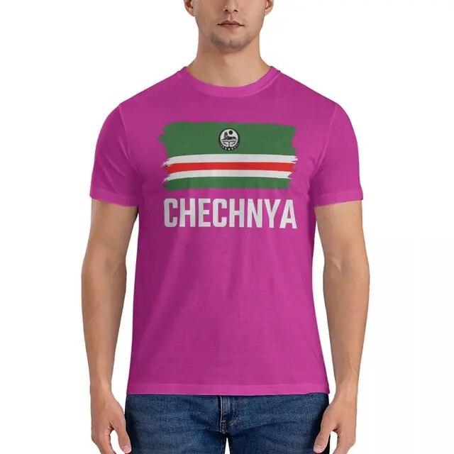 Чеченская Республика, 2 футболки с чеченским флагом, футболка для взрослых, конкурс Geeky Activity, винтажная, свежая, быстросохнущая футболка с короткими рукавами 6XL