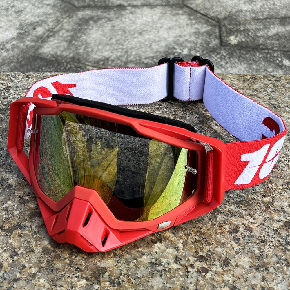 100 Off-road Goggles Motocross Glasses Motorcycle Sunglasses Man MTB ATV Mask Windproof Protection Skiing Cycling Racing Goggles