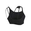 Adidas Solid Color Logo Print Fixed Strap Breathable Sports Bra Women underwear Black HD7683