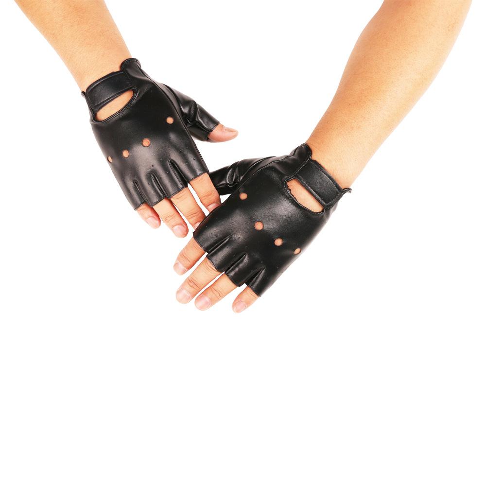 Dance Half Finger Gloves for Men Half Finger Fitness All Seasons Breathable Soft Comfortable and Fashionable Korean Version Dance Gloves