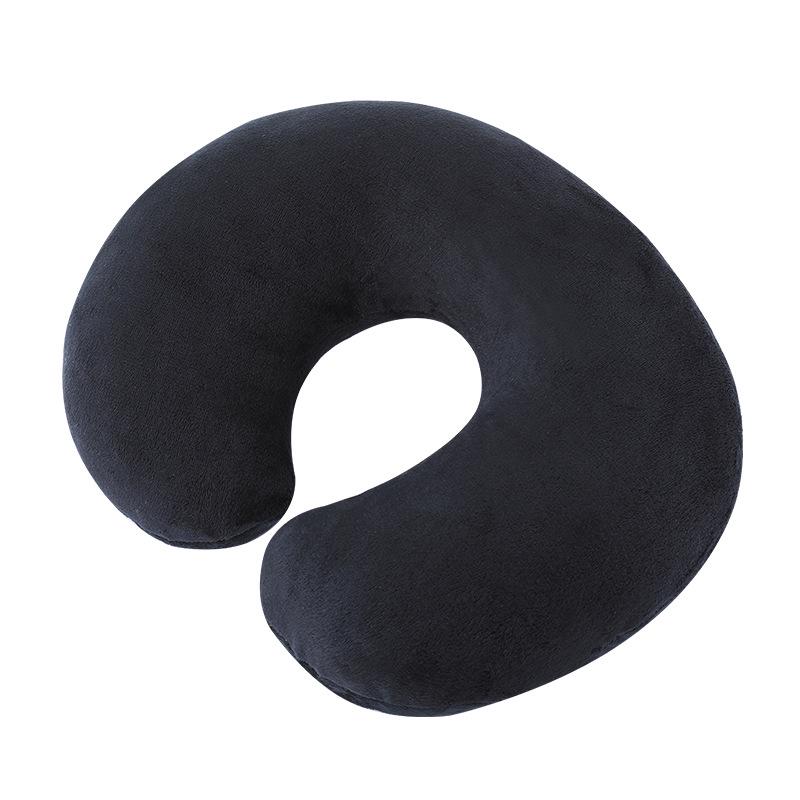 Nackenstütze U-förmiges Samt-Reisekissen