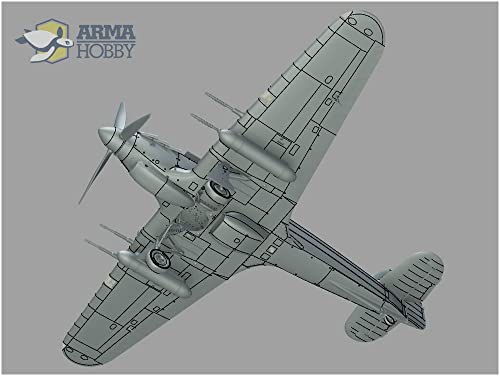Arma Hobby 1/48 Scale Royal Air Force Hawker Hurricane Mk.2c Plastic Model Kit ADL40004