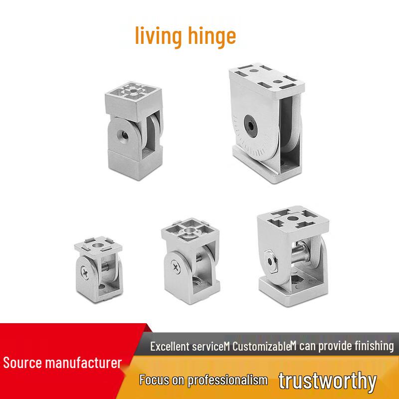 Adjustable Angle Hinge for Aluminum Profiles