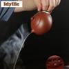 220ml Traditionelle Yixing Lila Ton Teekannen Künstlerhandgefertigt Xishi Kanne Roher Ton Roter Abhang Tonkrug Chinesisches Zisha Teegeschirr