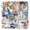 50 New American TV Series Anatomy Grey's Graffiti Stickers Suitcase Laptop Guitar Waterproof Stickers