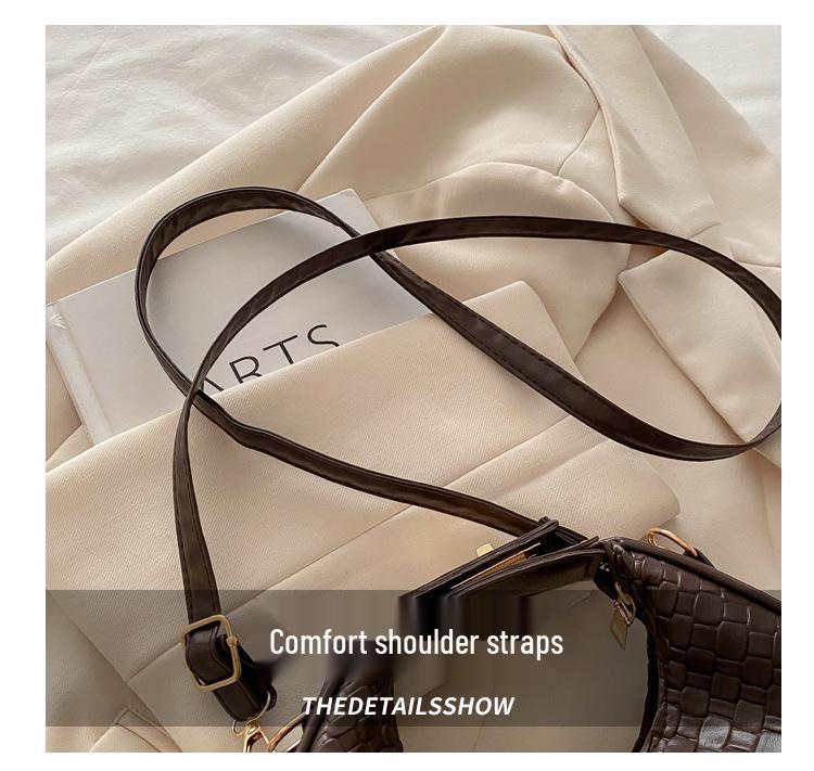 Nischendesign Mode 2024 Halbmond-Schultertasche - Damen Casual Handtasche & Umhängetasche