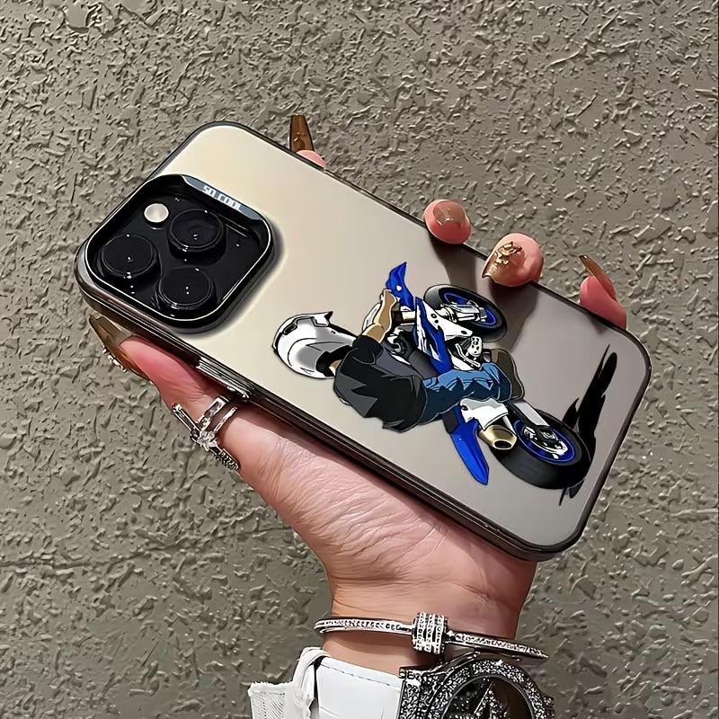 Fashionable Phone Case for Xiaomi Redmi Note 7 8 9 9S 10 11 12 13 14 15 Pro Plus 4G 5G Anti Fall Matte Back Cover Motorcycle