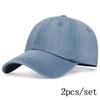 Unisex Light Board Denim Washed With Water Baseball Caps Spring And Autumn Outdoor Adjustable Casual Hats Sunscreen Hat