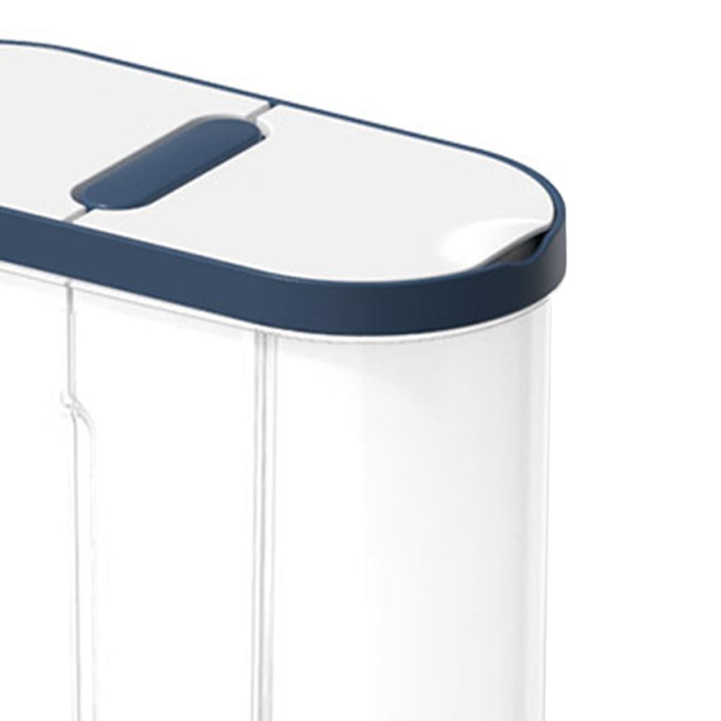 Cereal Container Plastic Space Saving Divided Storage Airtight Food Storage Containers for Kitchen