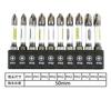 2026New upgrade 1/4 Screwdriver Bit Set Impact Drill Batch Head Torx Hexagonal Cross Head Magnetic Tamper Proof Screwdriver Bits