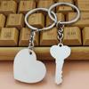 Creative Couple Keychain One Arrow Piercing Heart Shaped Keyring Backpack Car Pendant For Women Men Anniversary Birthday Gift