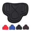 Saddle Pad PU Leather Close Fit Shock Absorbing Thickened Breathable Western Saddle Pad for Equestri