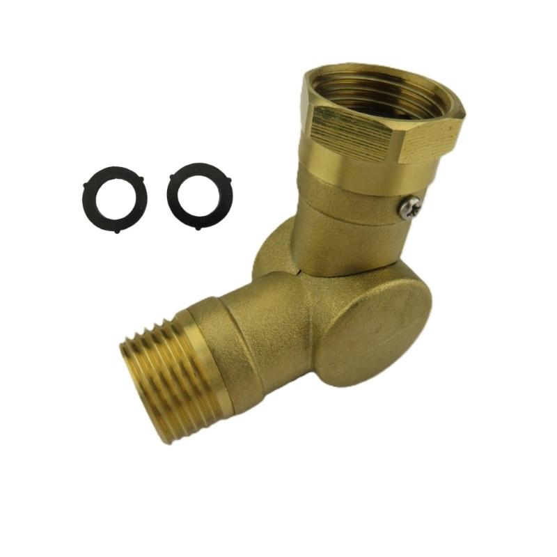 180 And 360 Degree Rotating Brass Garden Hose Adapter Swivel Connector Adjustable Faucet Fittings Easy to Install