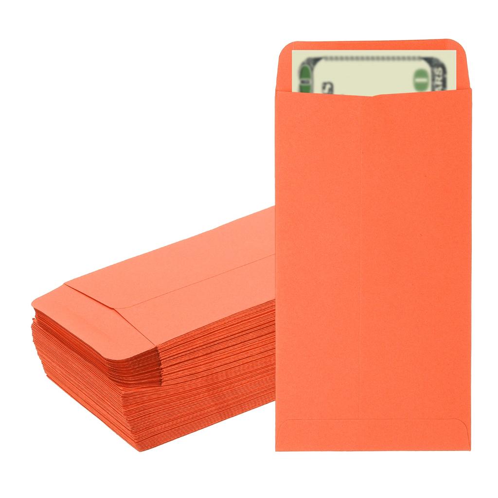 100 Stück 16,5x8,89cm Leere Geldpapierumschläge Geschenkkarte Verpackungsumschlag Bargeldumschläge Geldhaltertaschen für Schecks Tickets