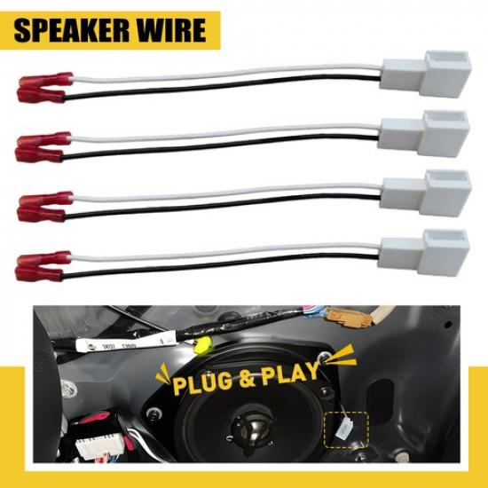 Speaker Adapters Connector Wire Harness For 2004-2012 Mitsubishi Lancer Galant