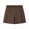 Taipingniao Women's Summer High-Waisted Commuter Shorts