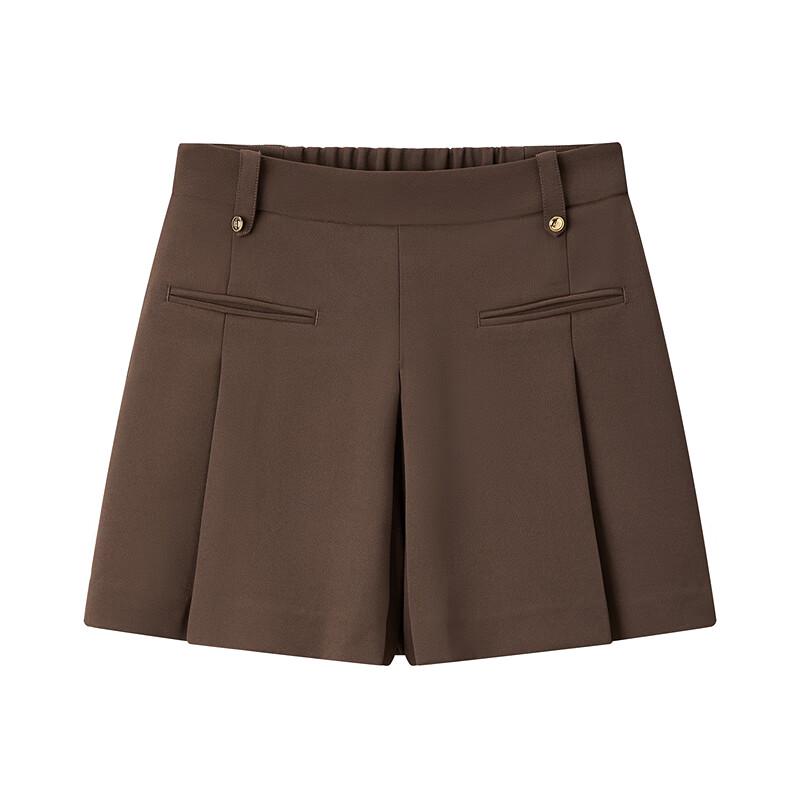 Taipingniao Women's Summer High-Waisted Commuter Shorts