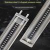 All Stainless Steel U-shaped Pressure Gauge ± 3000pa Organic Glass Tube Water Column Pressure Gas Natural Gas Coal Mine Use